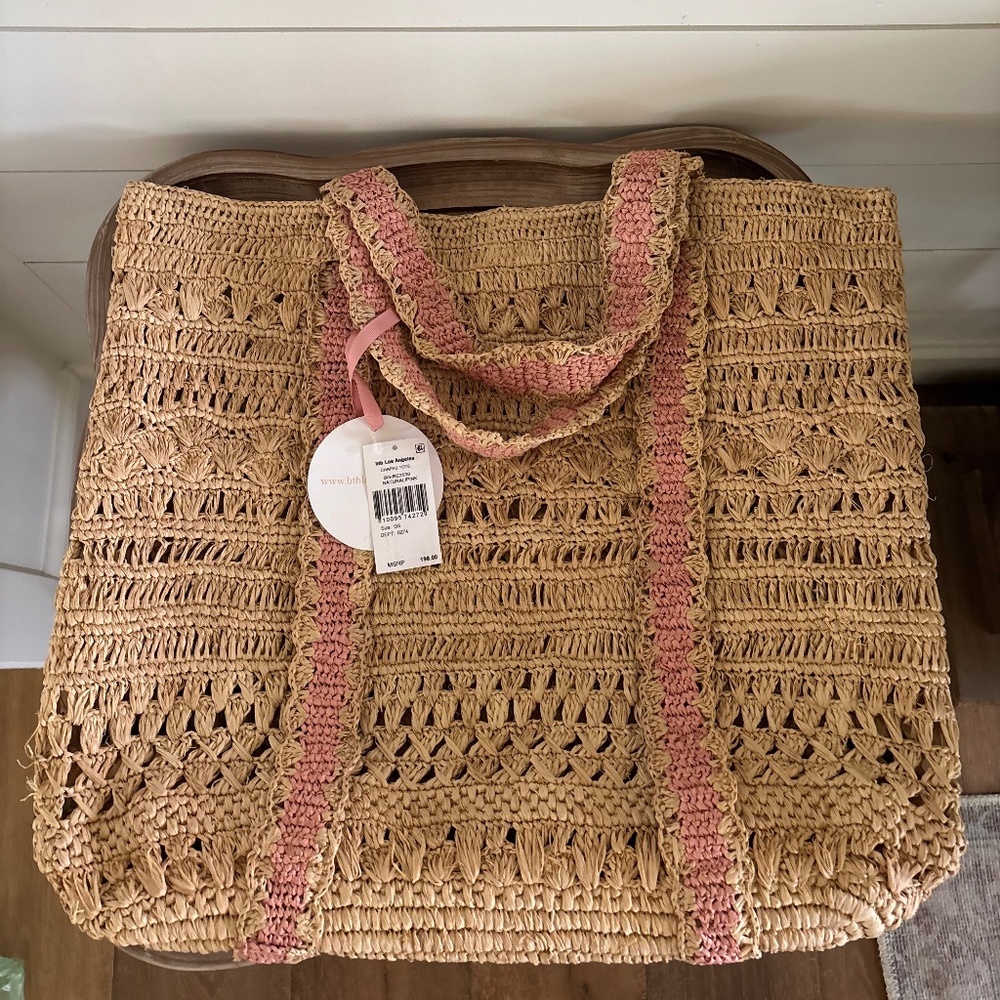 BTB Los Angeles Chapeu Tote In Pink NWT - Picture 2 of 4
